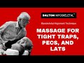Massage for Tight Traps, Pecs, and Lats | Opening the Front Line