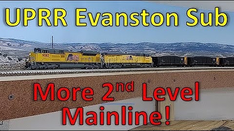 S2022E29 More Second Level Mainline - 7/24 Update Model Train Layout Ops & Realism Union Pacific RR