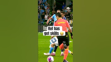 When the Ref Gets TOO Involved 😳⚽