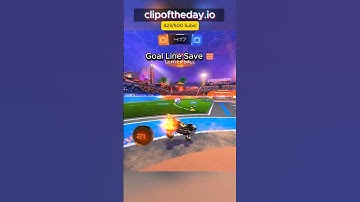 Goal Line Save  #rocketleague