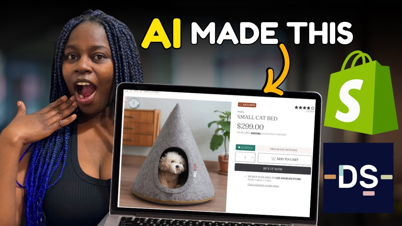 How to Build a Shopify Dropshipping Store with AI in Minutes | STEP BY ...