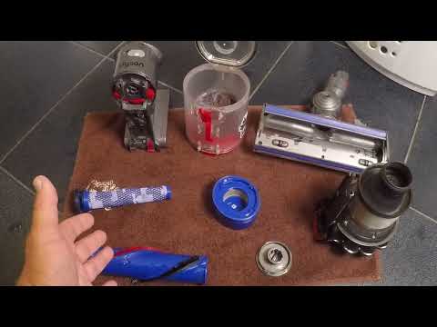 КАК ПРАВИЛЬНО ПОЧИСТИТЬ ПЫЛЕСОС DYSON V8 ABSOLUTE / Пылесос Дайсон В8 Абсолют