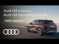 Audi q4 etron y audi q4 sportback etron