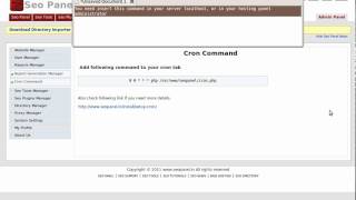 Seo Panel Tutorial part 1