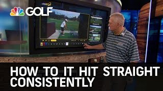 How to Hit the Club Up & Straight | Golf Channel screenshot 4