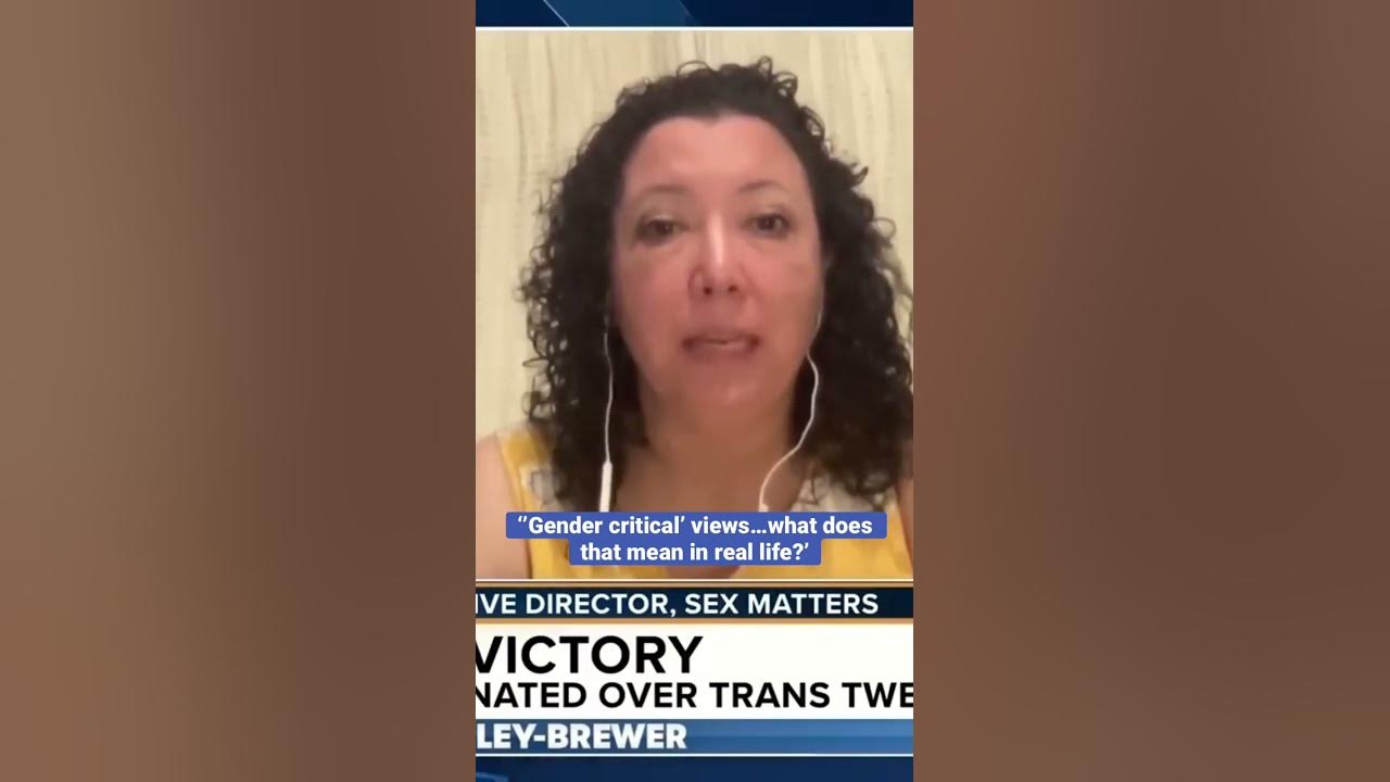Maya forstater on gender critical views youtube