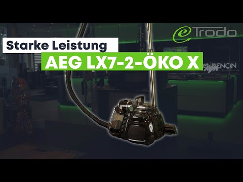 AEG LX 7-2-Öko Bodenstaubsauger beutellos schwarz | A19003