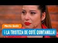 Coté Quintanilla no aguantó las lágrimas al hablar de quiebre amistoso - Mucho Gusto 2019