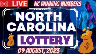 North Carolina Evening Lottery Draw Results - 09 Aug, 2023 - Pick 3 - Pick 4 - Cash 5 - Powerball