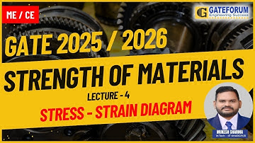 Stress & Stress Diagram | Mechanical Engineering & Civil Engineering | Mukesh Sharma Sir
