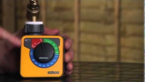 How to programme an AC Water Timer