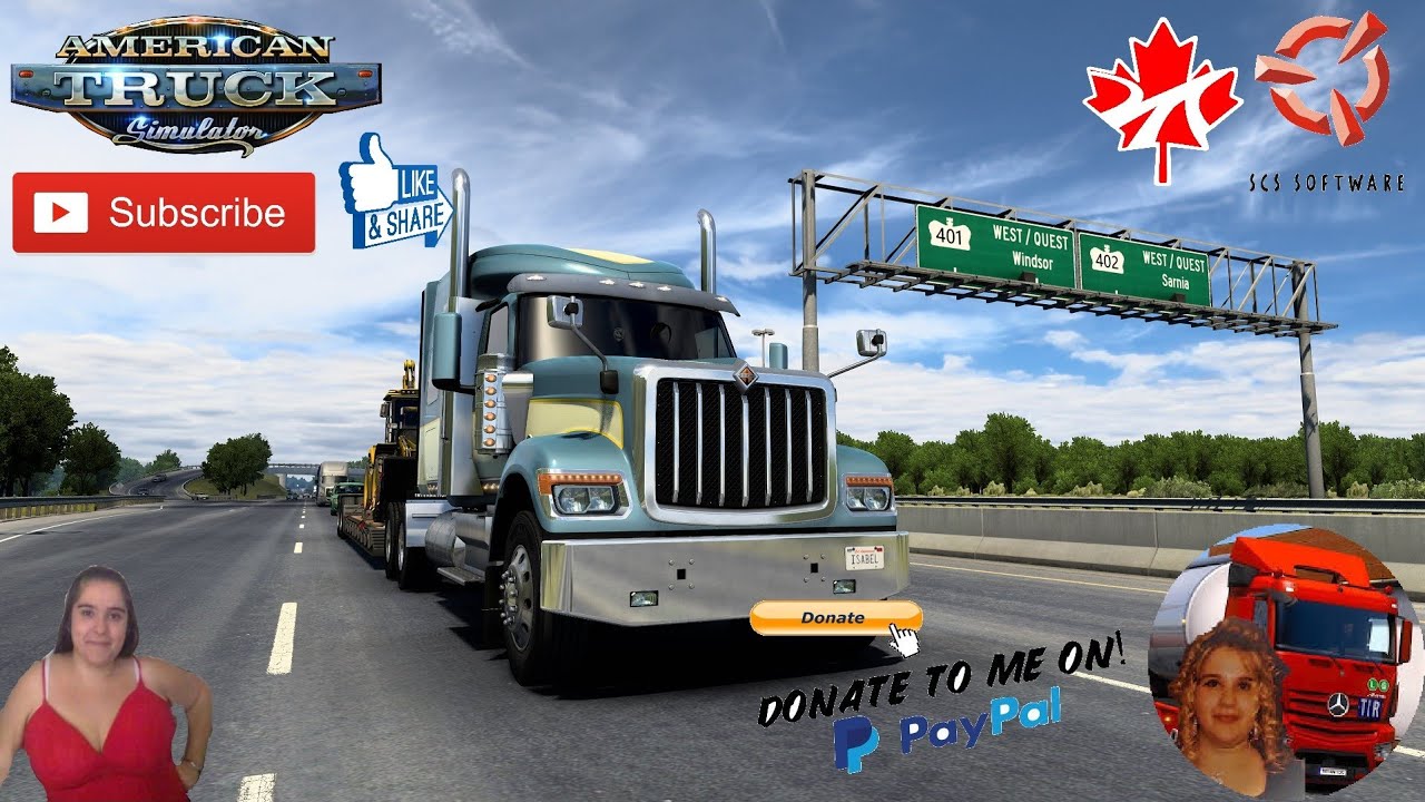 American Truck Simulator (1.42) Discover Ontario map v0.0.5 Road ot