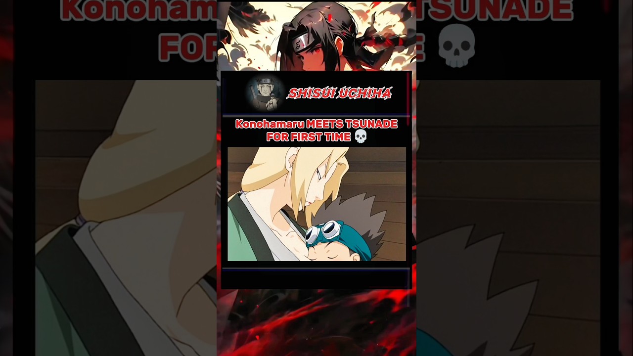 ⁣#naruto #TSUNADE#konohamaru