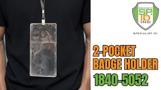 1840-5052 Vertical Badge Holder Top: 4.25