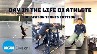 Day In A Life: D1 Tennis Athlete Pre-Season Edition*