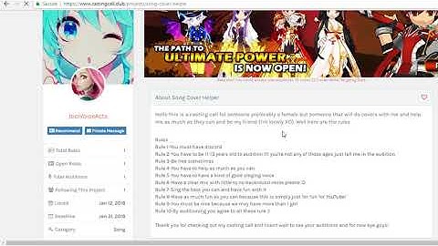 Casting Call For A Cover Helper! CLOSED