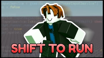 HOW To Make A SHIFT To SPRINT Script! - Roblox Studio