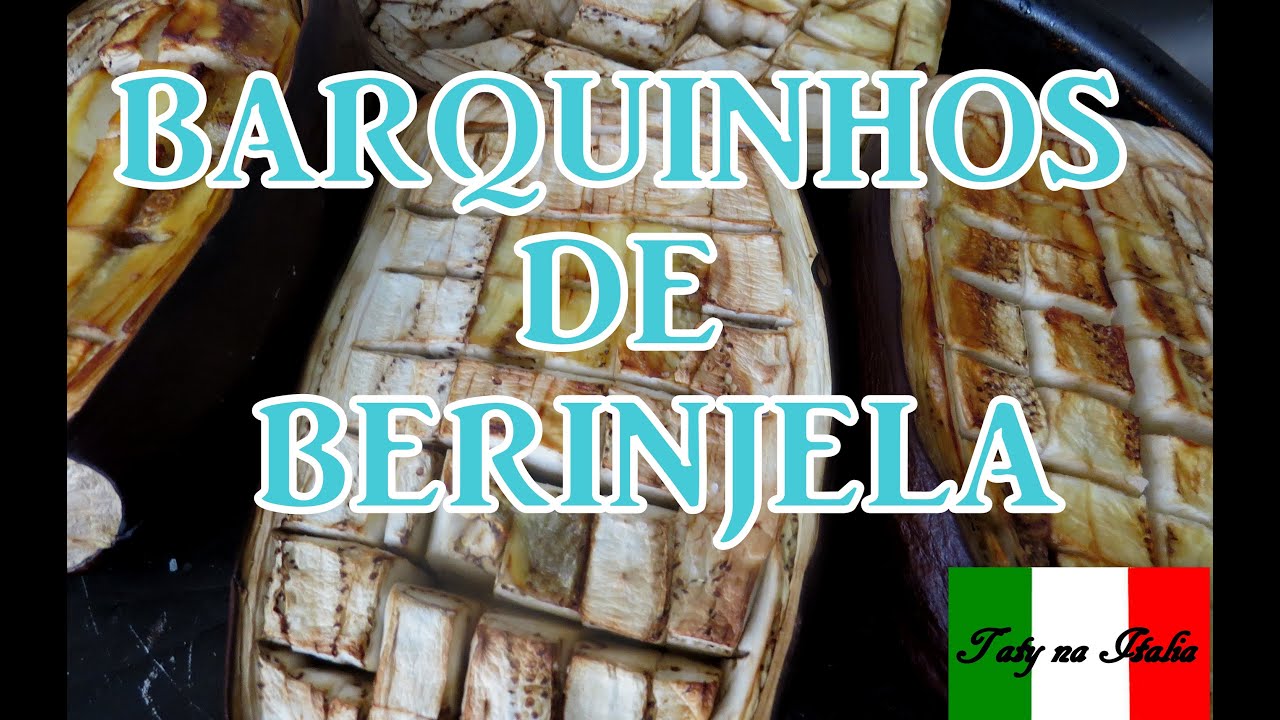 RECEITAS: BARQUINHOS DE BERINJELA (BARCHETTE DI MELANZANE)