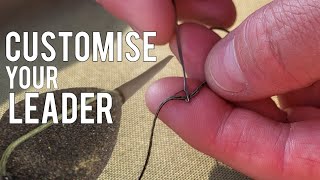 How to easily splice lead free leader. Step by step tutorial.