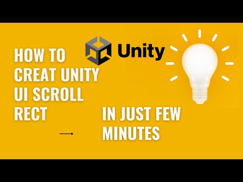 How to make Unity Scroll Rect | Unity UI Tutorial |Game Dev Race