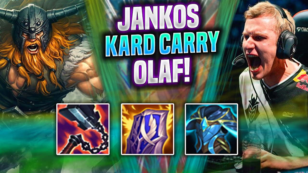JANKOS HARD CARRY WITH OLAF! - G2 Jankos Plays Olaf Jungle vs Nocturne! | Season 2022