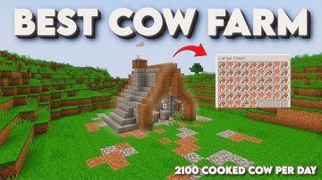 EFFORTLESS AUTOMATIC Cow Farm Minecraft Java 1.21