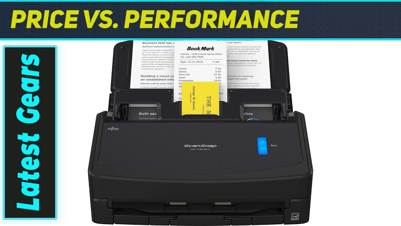 Fujitsu ScanSnap iX1400: The Best Simple One-Touch Document