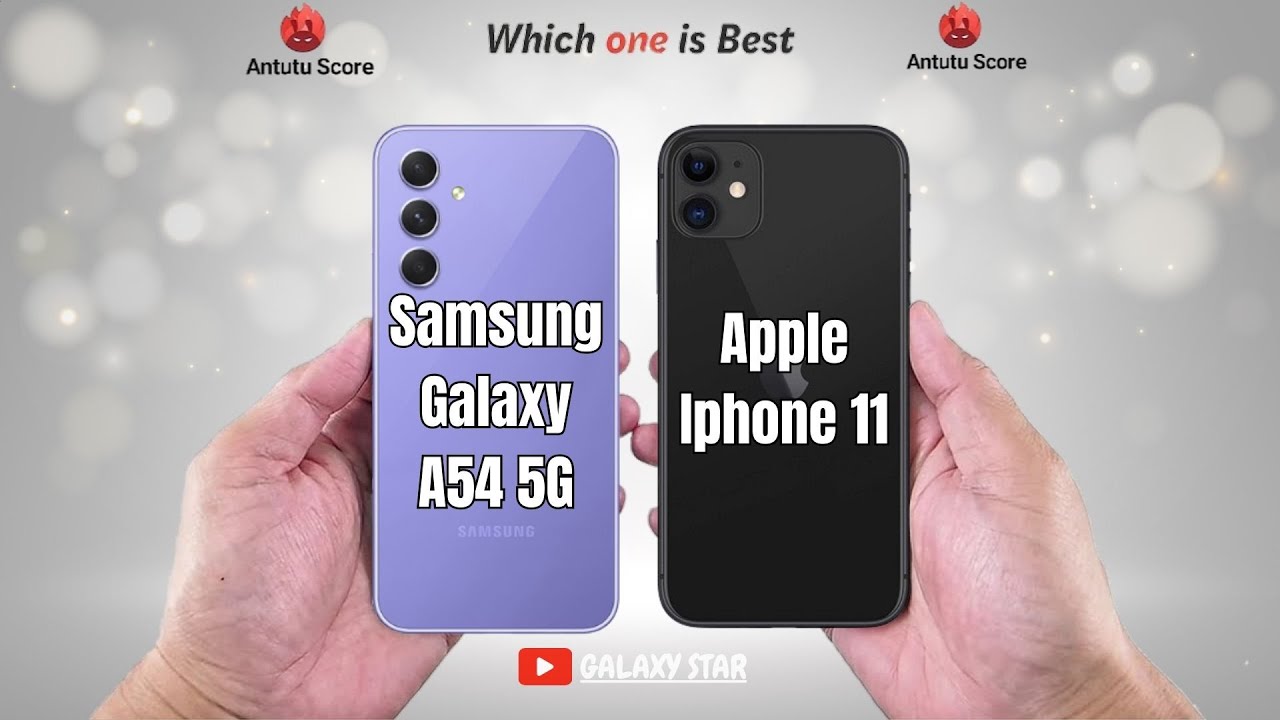 Samsung A54 5G vs IPHONE 11 - YouTube