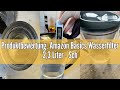 Produktbewertung: Amazon Basics Wasserfilter 2,3 Liter - Schwarz