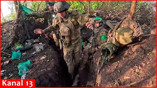 In Donetsk forest, position of Russians captured, soldiers in bunker surrendered - operation moment