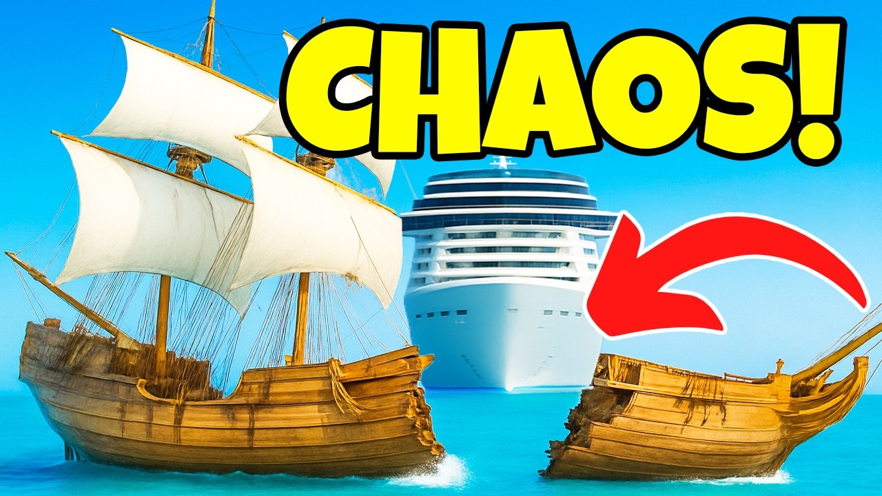 Sail and Sinks NEW REALISTIC PRIATE SHIP is AWESOME! | Roblox