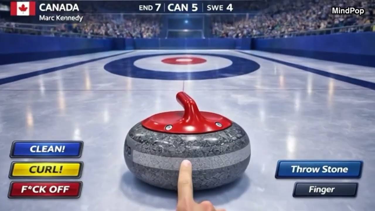 Симулятор канадского керлинга в разработке (пародия)