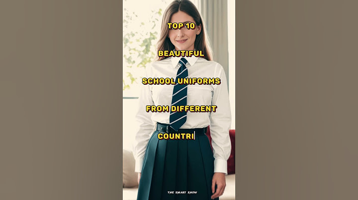 Top 10 beautiful school uniforms from different countries #school #uniform #girl #viral
