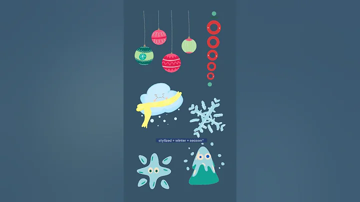 Winter Elements with CANVA