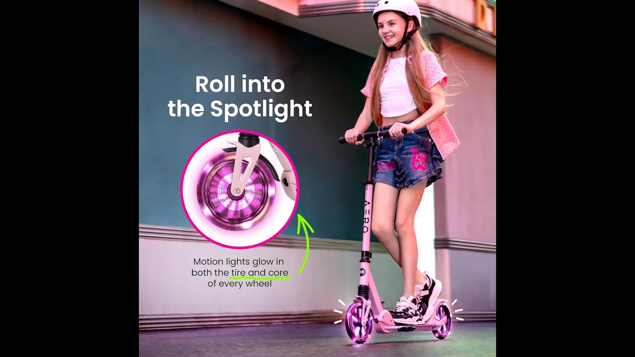 Самокат Aero Big Wheels для детей от 6 лет, подростков и взрослых.