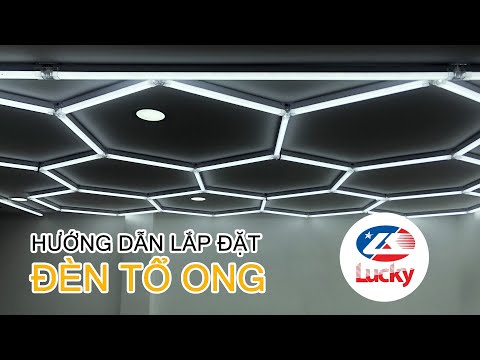 Video Hướng dẫn lắp đặt đèn tổ ong cho Garage ô tô - youtube