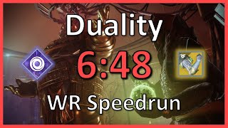 Duality WR Speedrun [6:48]