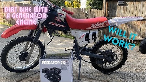 How to build a custom dirt bike with a go kart engine | Predator 212cc
