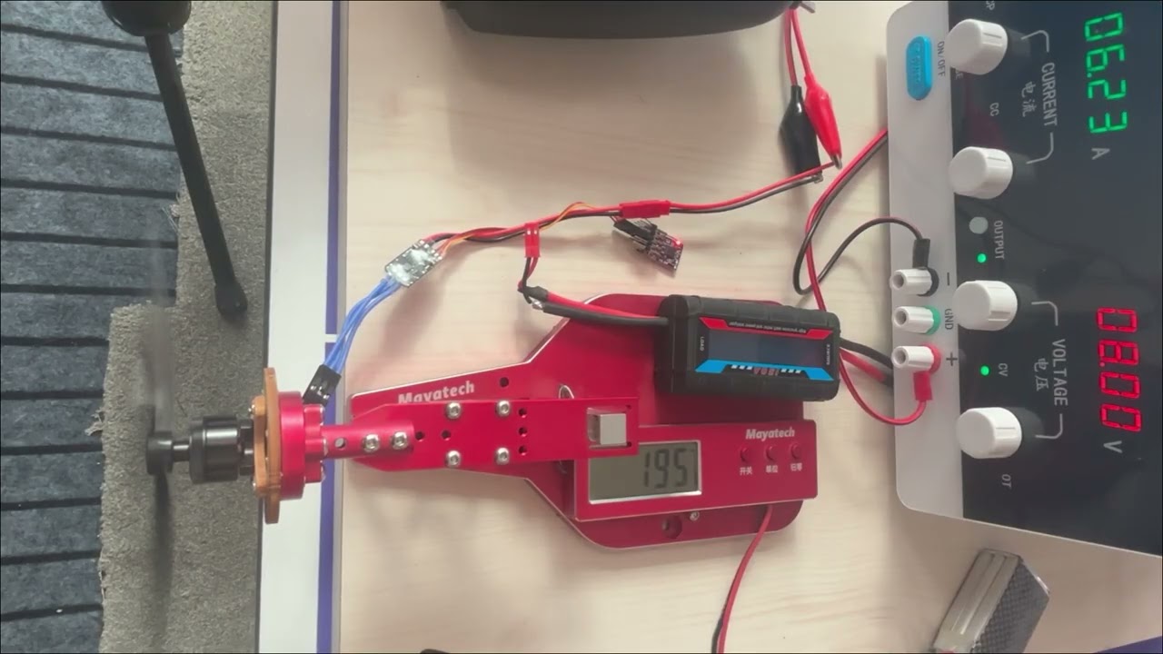 1815 brushless Motor  MX12A ESC 313g on 11.1V