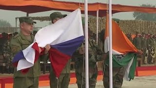 Масштабные сухопутные российско-индийские учения Масштабные сухопутные российско-индийские учения