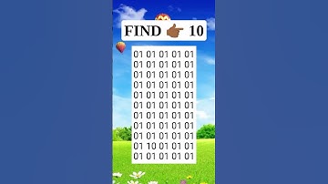 FIND 👉 10 (Only Sharp Eyes) #quiz #puzzle #youtube #shorts #shortvideo #short #maths #tiktok #love
