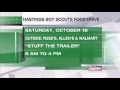 Hastings Boy Scouts Food Drive interview / October 13, 2014