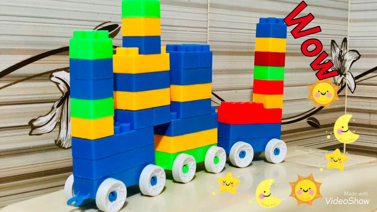 Blocks making train....'''''...🚂 YouTube