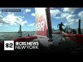 SailGP boat race begins in New York Harbor