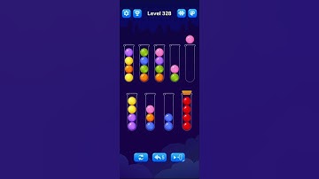 Ball Sort Puzzle level 328. #puzzle #strategy #gamer #game #live #mobile #new