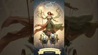 THE CHARIOT — I Move Forward with Purpose #DreamScreenAI #spirituality #Tarot