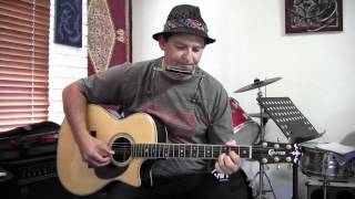 Video thumbnail of "Working Class Man- Jimmy Barnes Acoustic Cover by Martin Way"