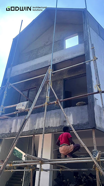 A.R SHOP & RESIDENCE | PRAVACHAMBHALAM, TRIVANDRUM | GODWIN ARCHITECTURE  91 9995928239