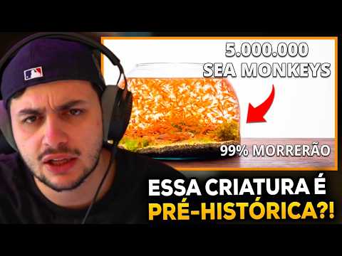 CRIEI 5.000.000 DE SEA MONKEYS EM UM POTE DE 3 LITROS! - GABE REAGE
