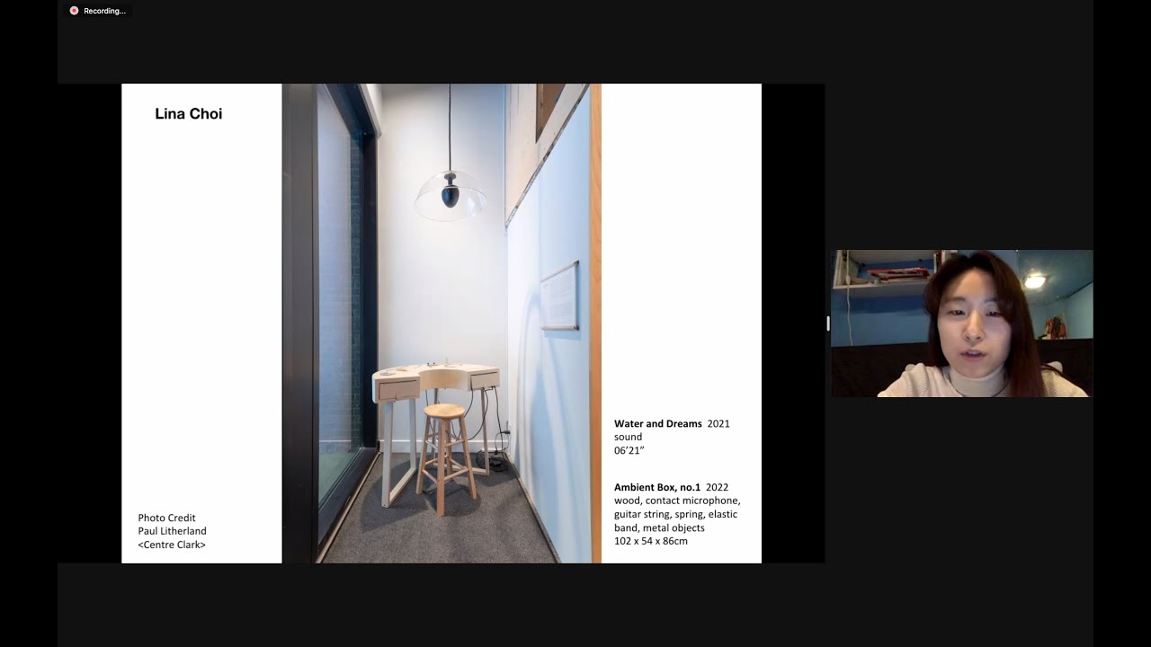 Présentation/Artist Talk : Lina Choi (in english)